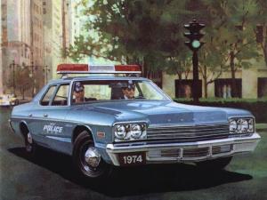 Dodge Monaco Sedan Police 1974 года